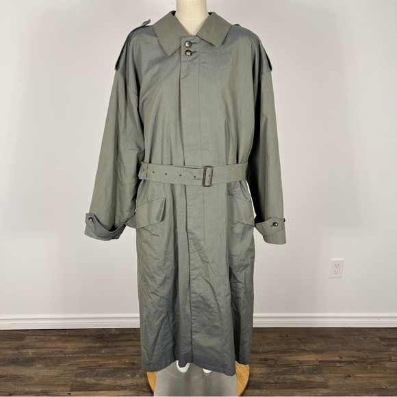 Burberry Other - Vintage Burberrys Wool Trench Coat Mens  Size Large *stains